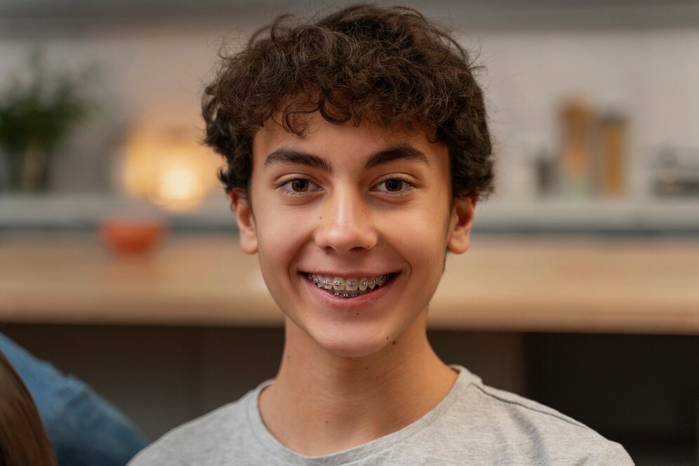 Portrait of person smiling
